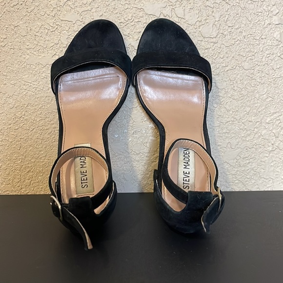 Steve Madden Carrson Ankle Strap Suede Heels Size 8.5M - Picture 5 of 9